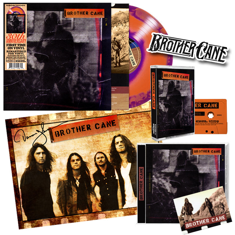 BROTHER CANE - 30TH ANNIVERSARY ULTIMATE BUNDLE - CD, VINYL, STICKER, POSTER, CASSETTE 2023 Limited Run Vinyl/Girder Records/Blind Tiger