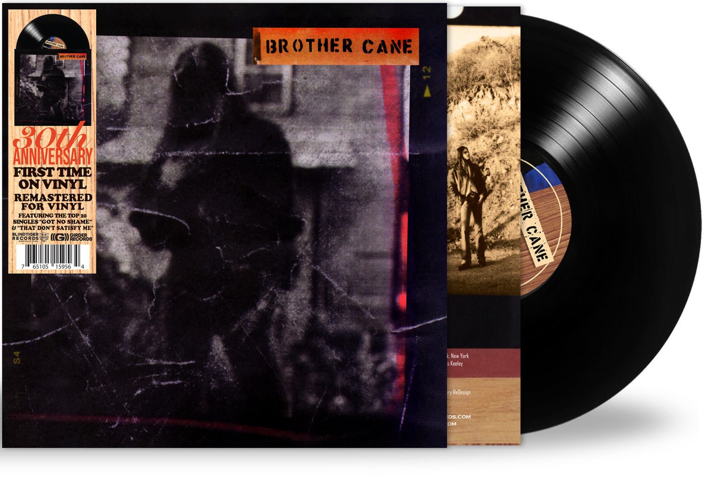 Vinyl Bundle - BROTHER CANE 30TH ANNIVERSARY (BLACK VINYL) & Blinded By The Sun 7" (Black Ice Vinyl)